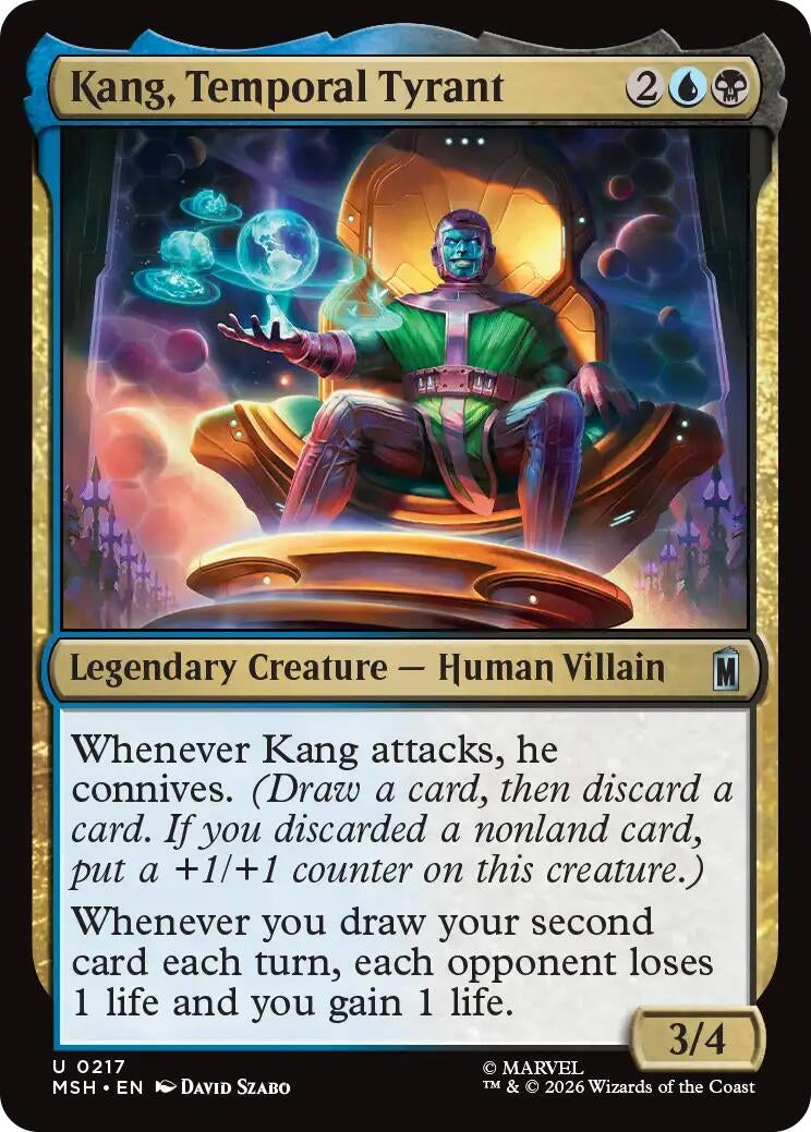 Image for Kang, Temporal Tyrant (217) (MSH) - Magic: The Gathering
