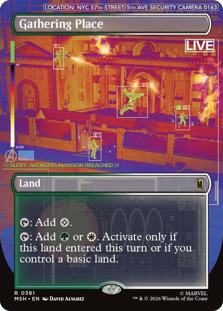 Image for Gathering Place (Borderless) (381) (MSH) - Magic: The Gathering