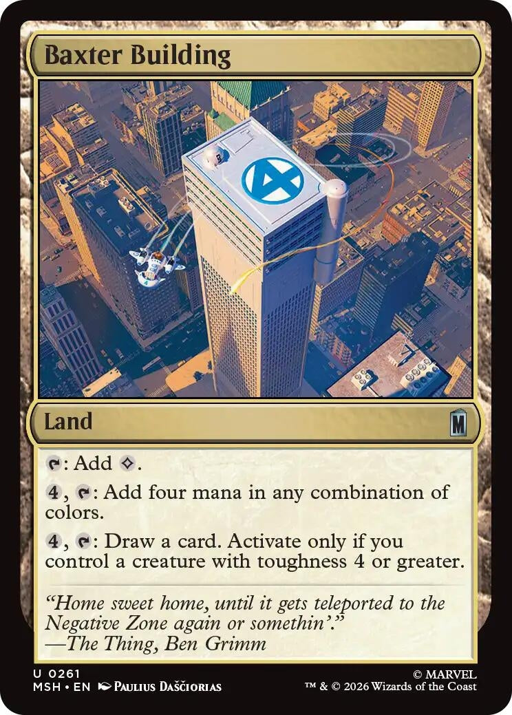 Image for Baxter Building (261) (MSH) - Magic: The Gathering