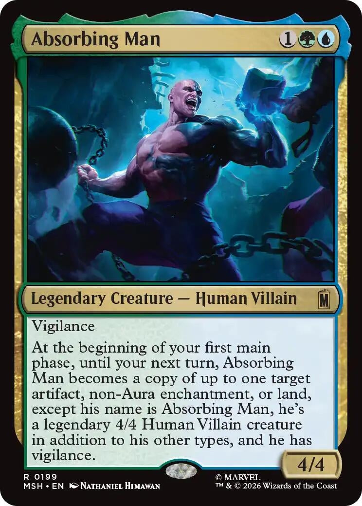 Image for Absorbing Man (199) (MSH) - Magic: The Gathering
