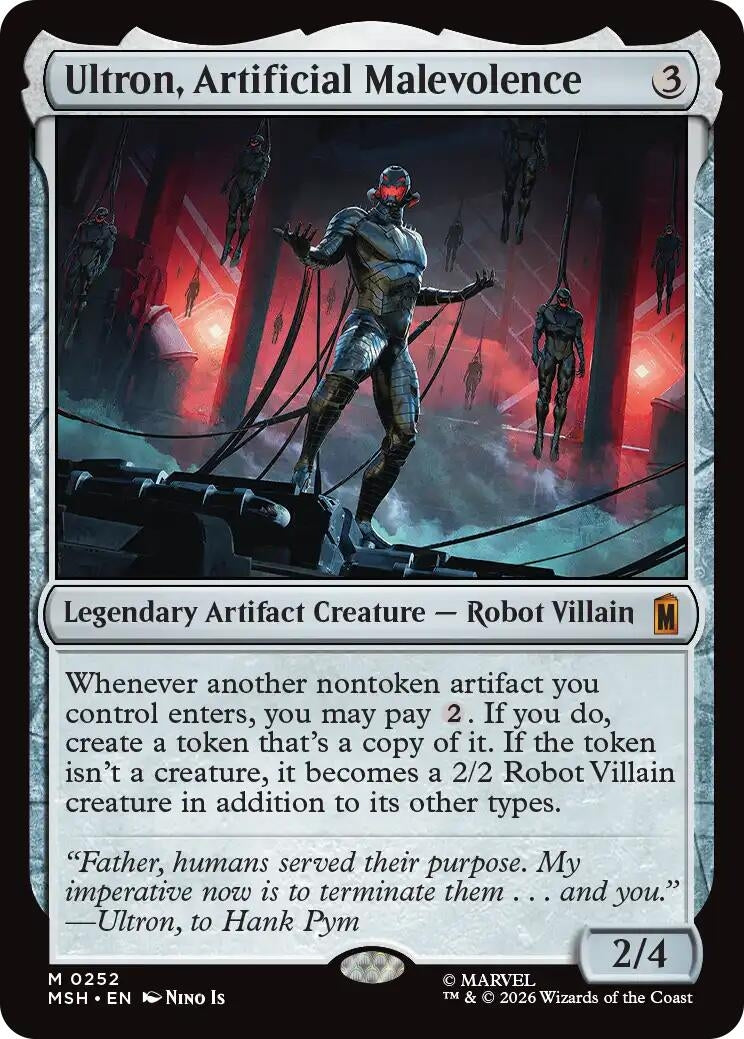 Image for Ultron, Artificial Malevolence (252) (MSH) - Magic: The Gathering