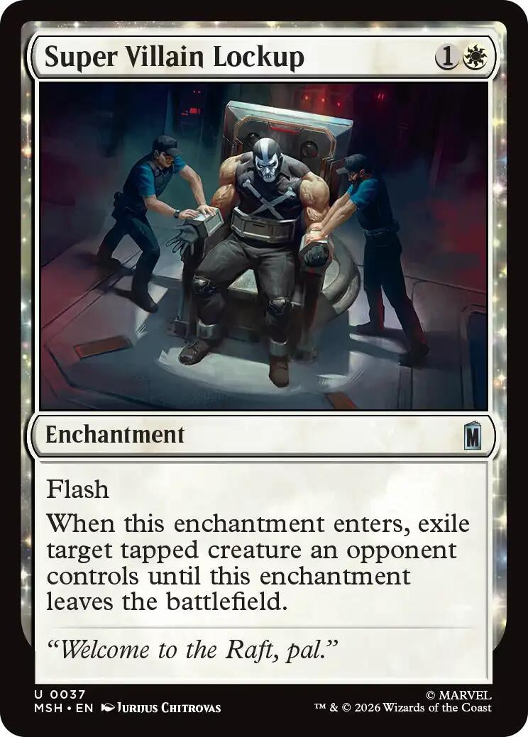 Image for Super Villain Lockup (37) (MSH) - Magic: The Gathering