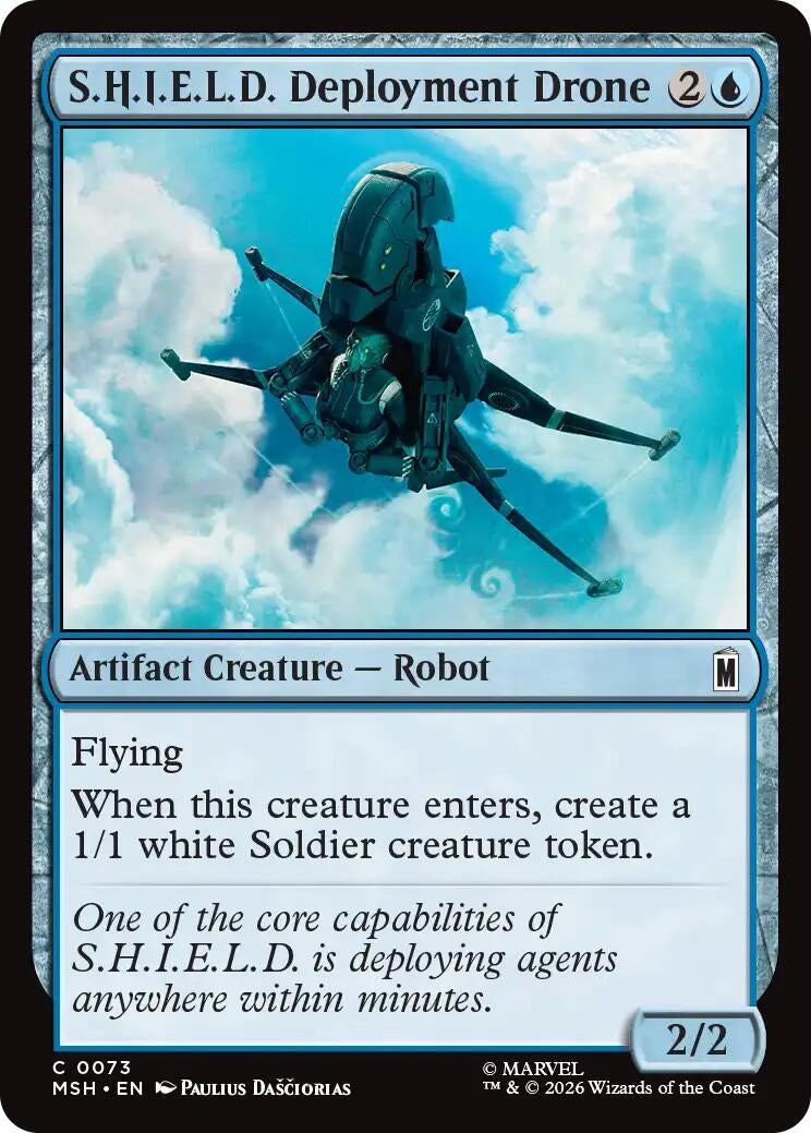 Image for S.H.I.E.L.D. Deployment Drone (73) (MSH) - Magic: The Gathering