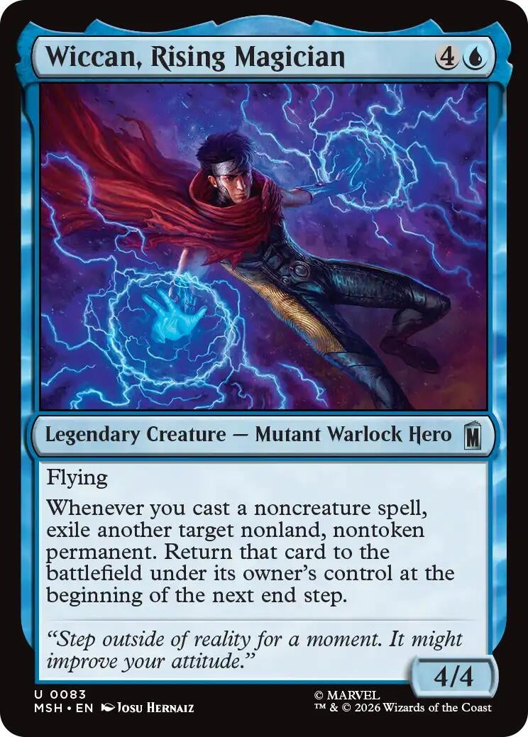 Image for Wiccan, Rising Magician (83) (MSH) - Magic: The Gathering