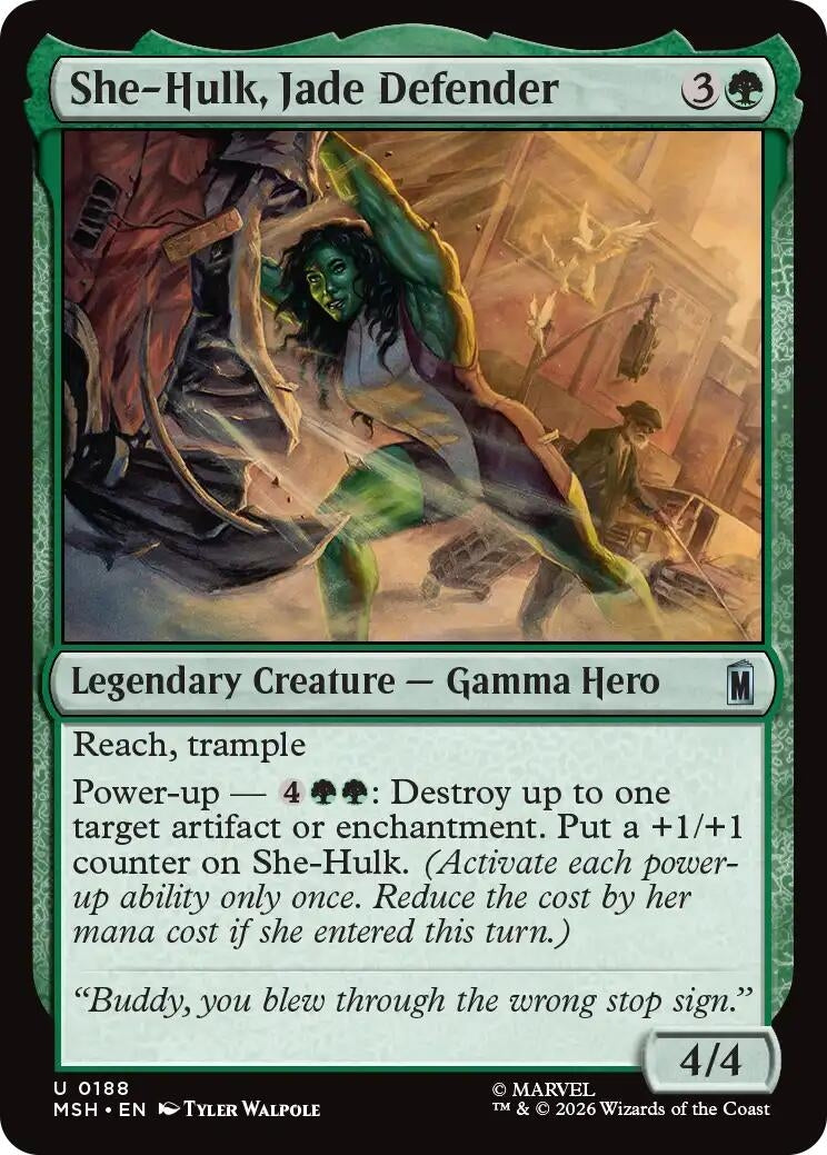 She-Hulk, Jade Defender (188) (MSH)