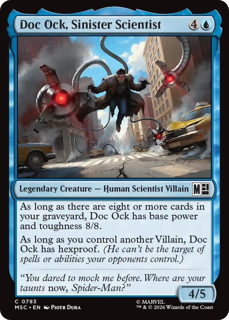 Image for Doc Ock, Sinister Scientist (783) (MSC) - Magic: The Gathering