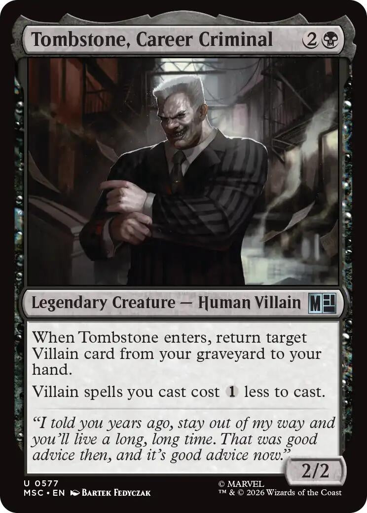 Image for Tombstone, Career Criminal (0577) (577) (MSC) - Magic: The Gathering