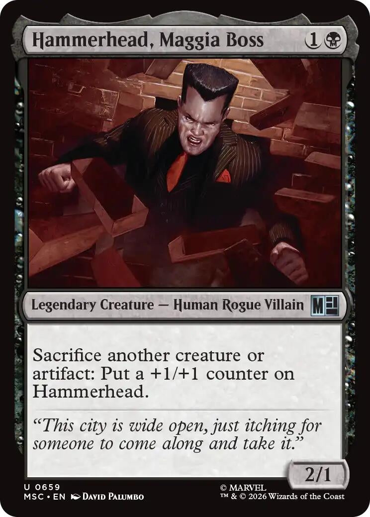 Image for Hammerhead, Maggia Boss (659) (MSC) - Magic: The Gathering