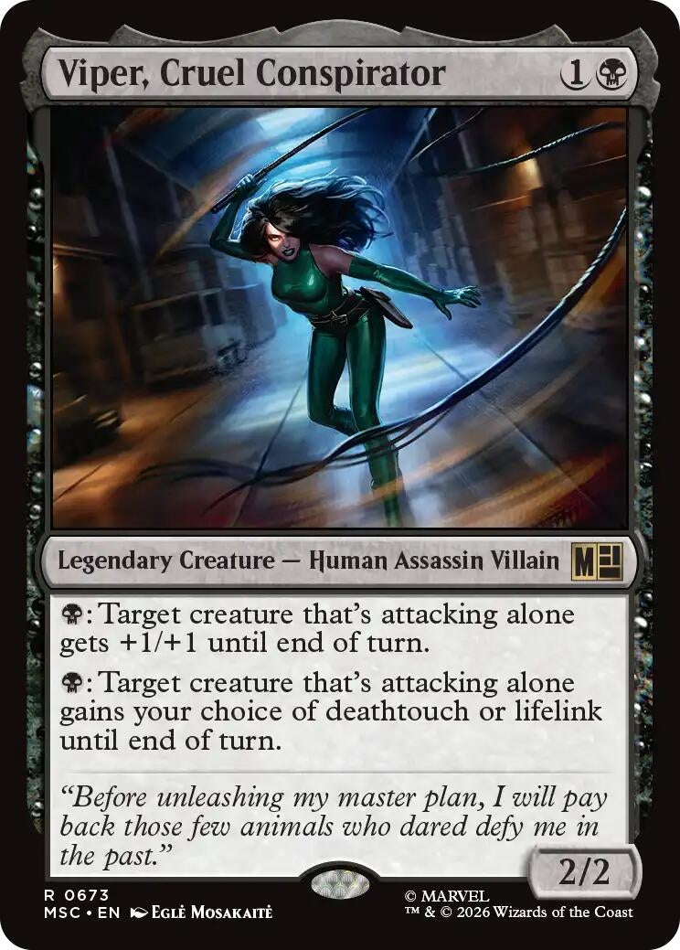 Image for Viper, Cruel Conspirator (673) (MSC) - Magic: The Gathering