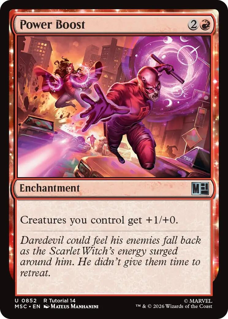 Image for Power Boost (0852) (852) (MSC) - Magic: The Gathering