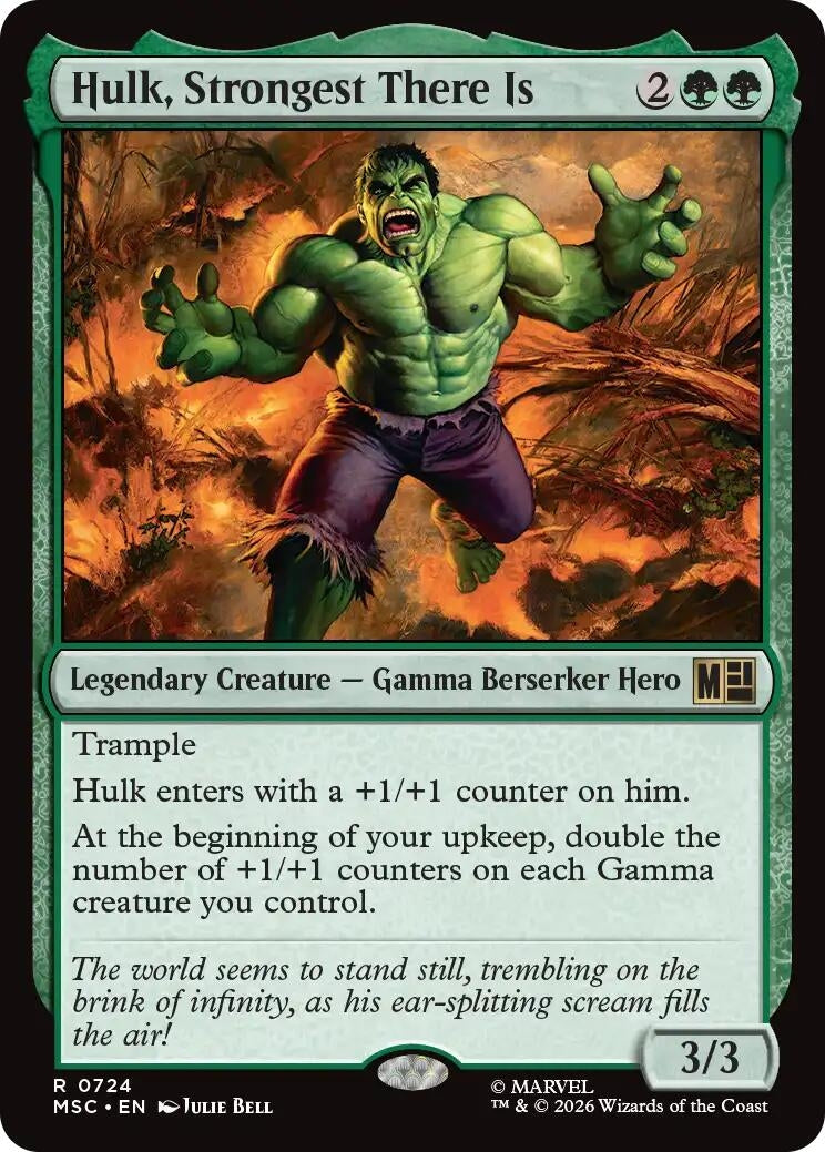 Image for Hulk, Strongest There Is (724) (MSC) - Magic: The Gathering