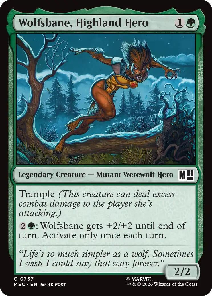 Image for Wolfsbane, Highland Hero (767) (MSC) - Magic: The Gathering