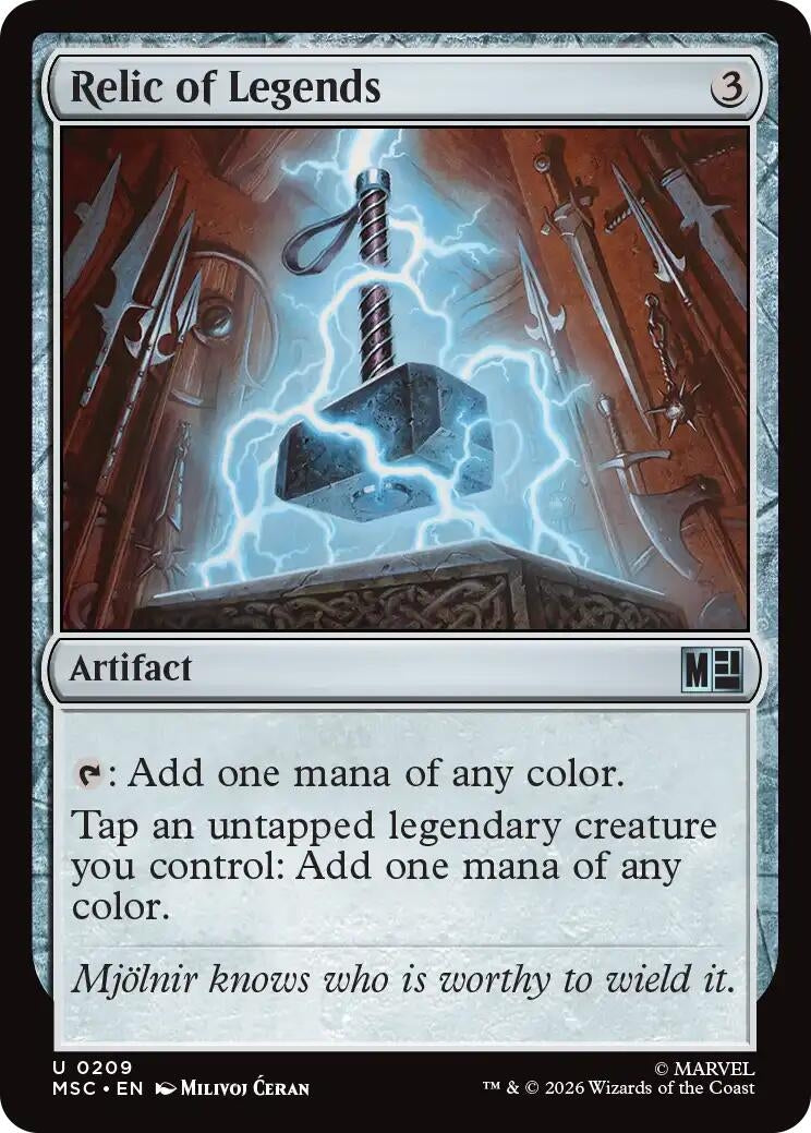 Image for Relic of Legends (209) (MSC) - Magic: The Gathering