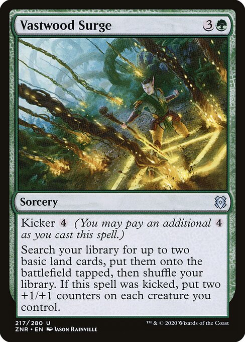 Vastwood Surge - Zendikar Rising - 217