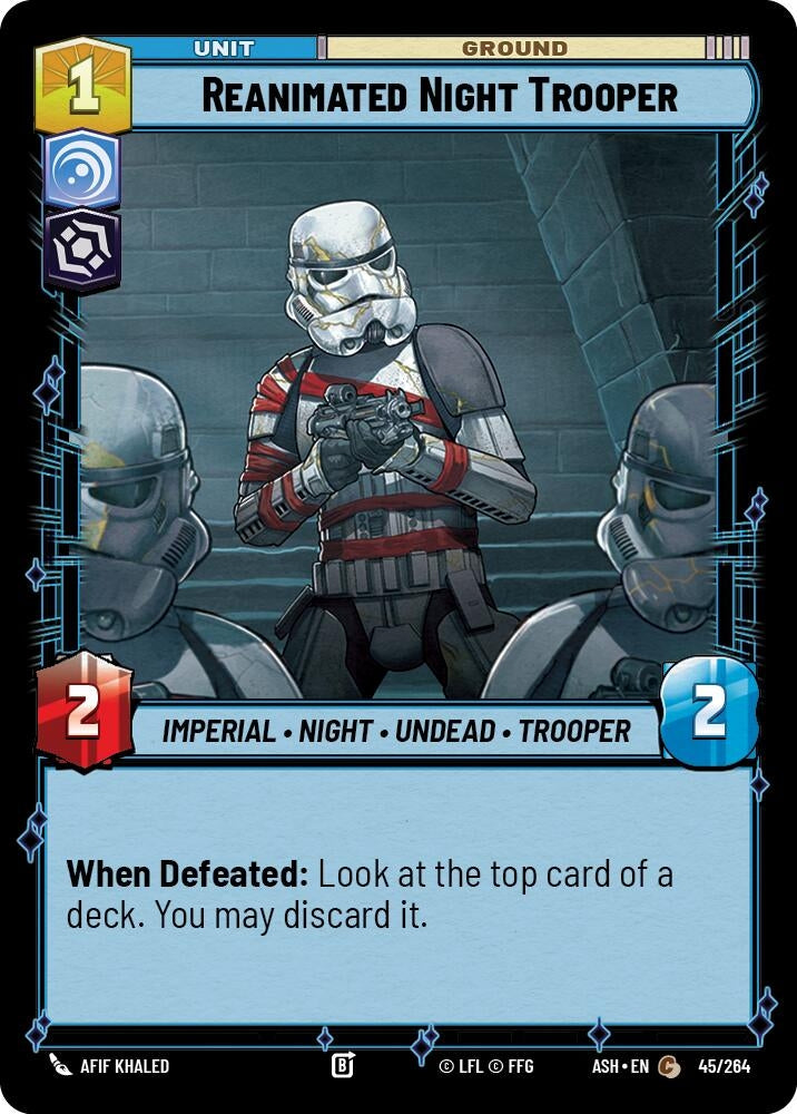 Image for Reanimated Night Trooper (45/264) (ASH) - Star Wars: Unlimited