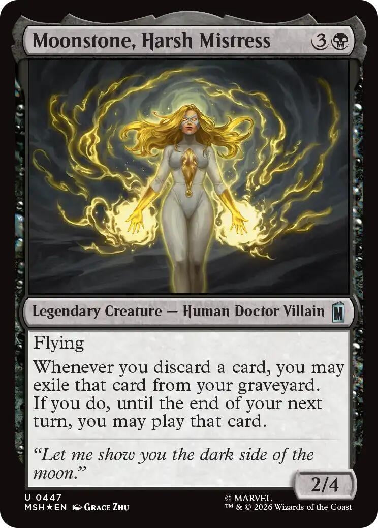 Moonstone, Harsh Mistress (Surge Foil) (447) (MSH)
