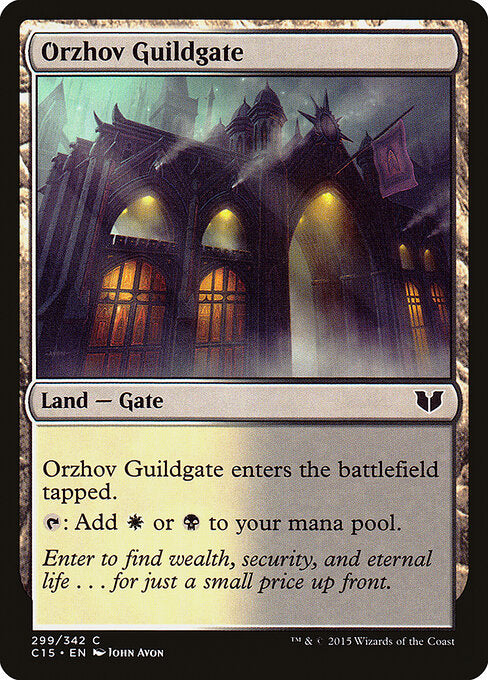 Orzhov Guildgate - Commander 2015 - 299