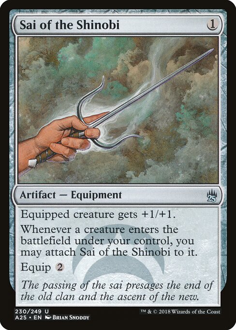Sai of the Shinobi - Masters 25 - 230
