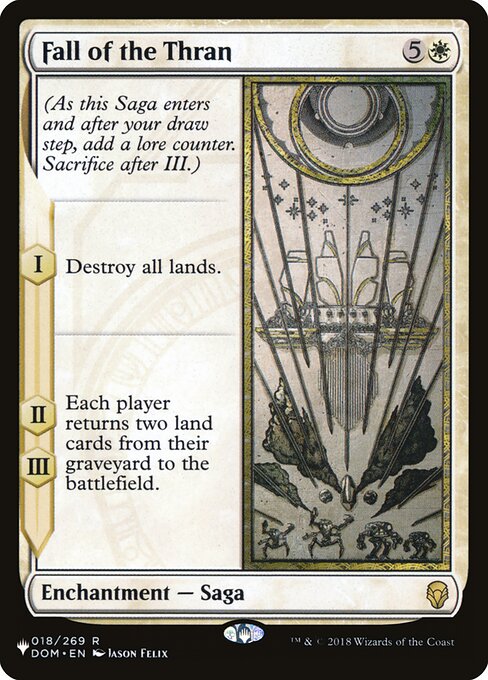 Fall of the Thran - The List - DOM-18