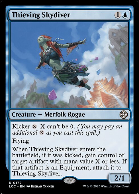 Thieving Skydiver - The Lost Caverns of Ixalan Commander - 177