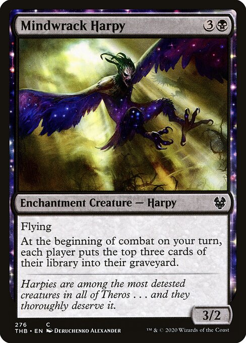 Mindwrack Harpy - Theros Beyond Death - 276