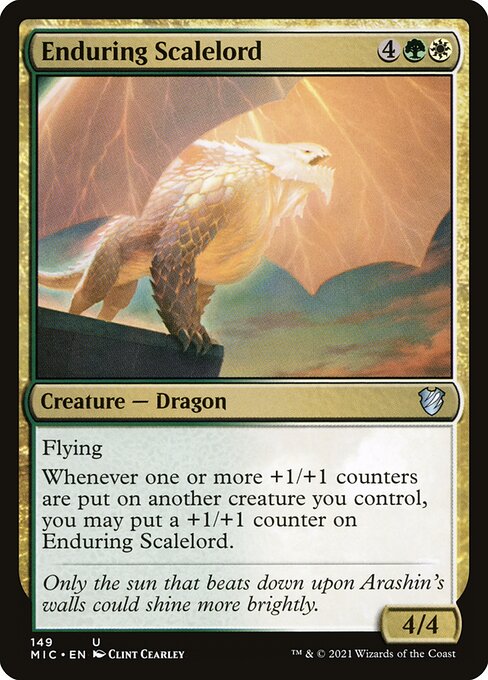 Enduring Scalelord - Midnight Hunt Commander - 149