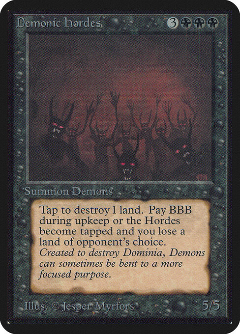 Demonic Hordes - Limited Edition Alpha - 103