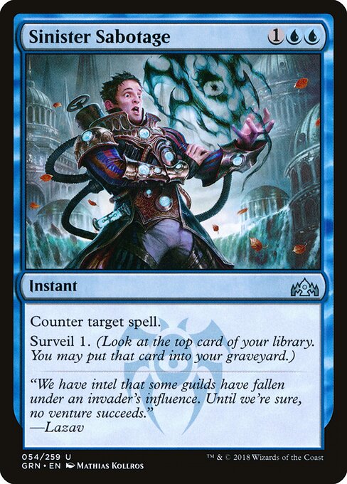 Sinister Sabotage - Guilds of Ravnica - 54