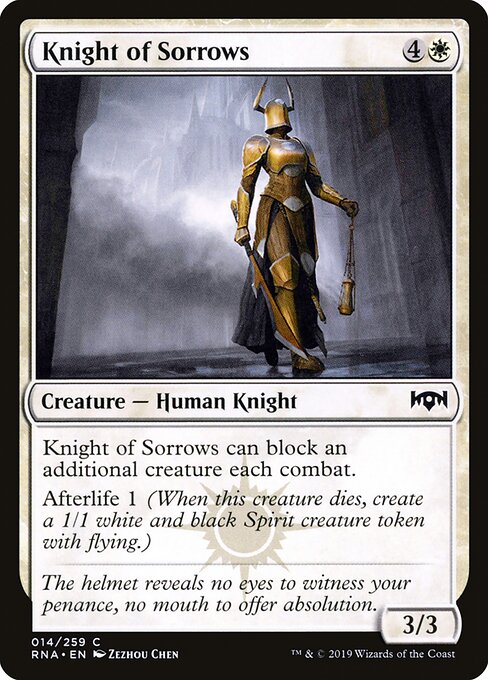 Knight of Sorrows - Ravnica Allegiance - 14