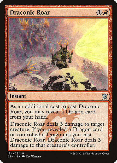 Draconic Roar - Dragons of Tarkir - 134