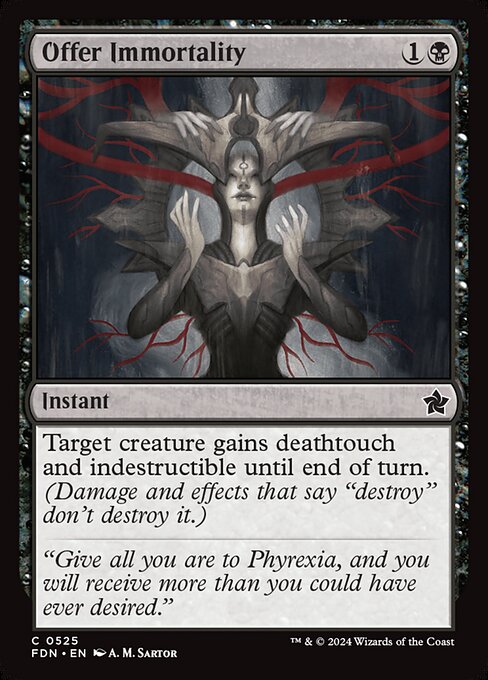 Offer Immortality - Foundations - 525