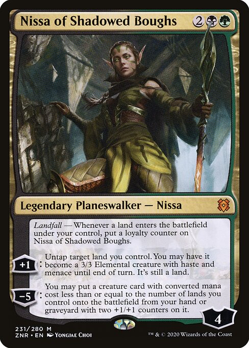 Nissa of Shadowed Boughs - Zendikar Rising - 231