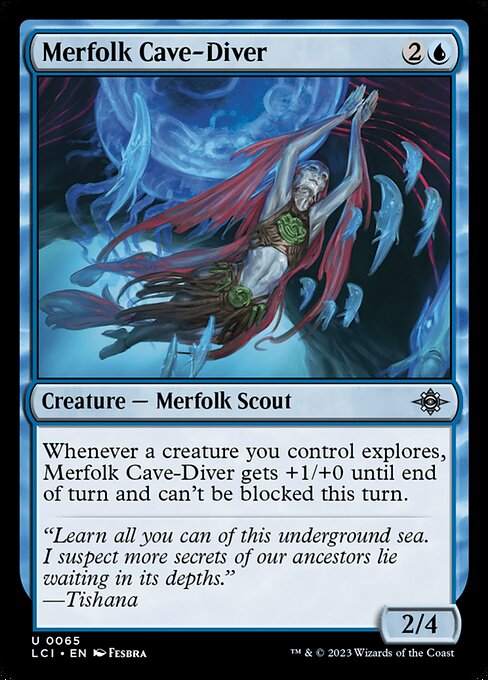 Merfolk Cave-Diver - The Lost Caverns of Ixalan - 65