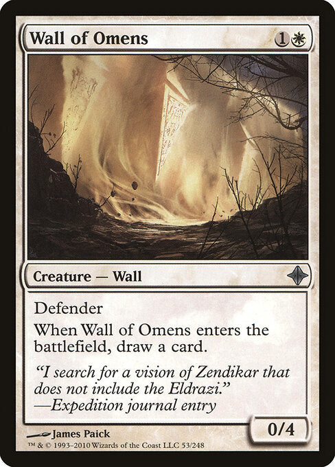 Wall of Omens - Rise of the Eldrazi - 53