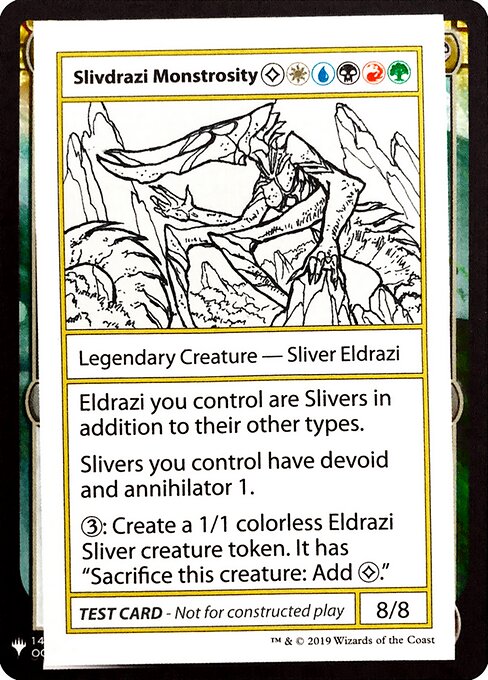 Slivdrazi Monstrosity - Mystery Booster Playtest Cards 2019 - 102