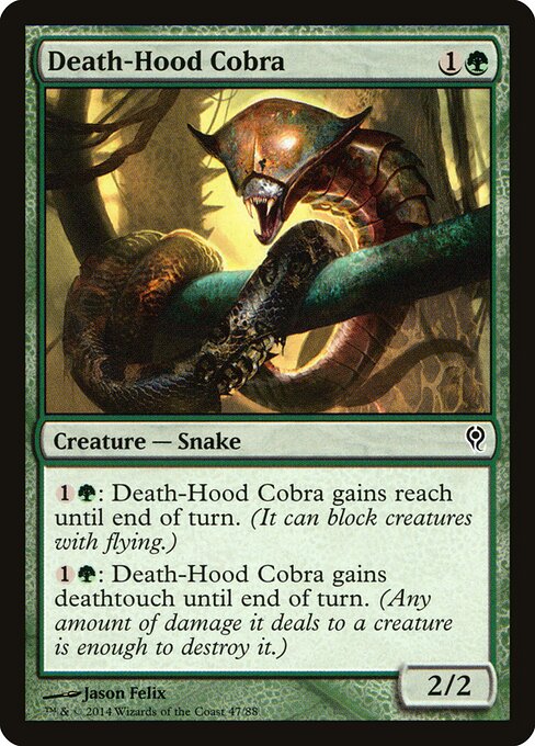 Death-Hood Cobra - Duel Decks: Jace vs. Vraska - 47