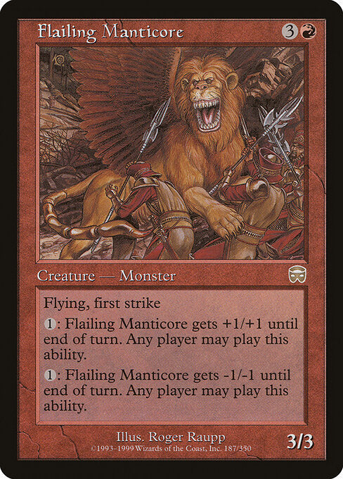 Flailing Manticore - Mercadian Masques - 187