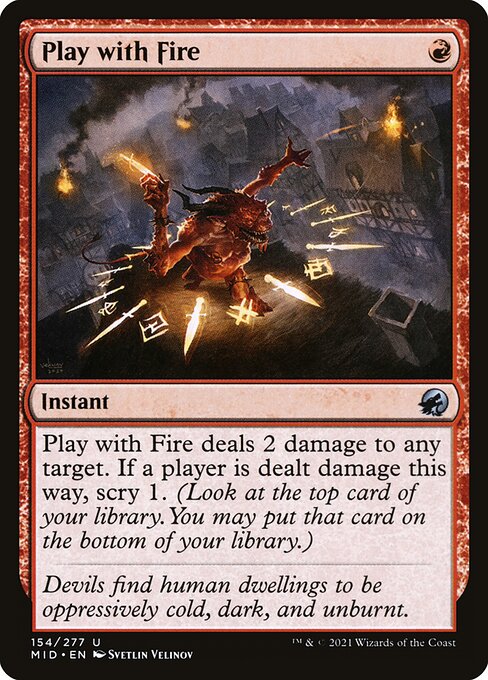 Play with Fire - Innistrad: Midnight Hunt - 154