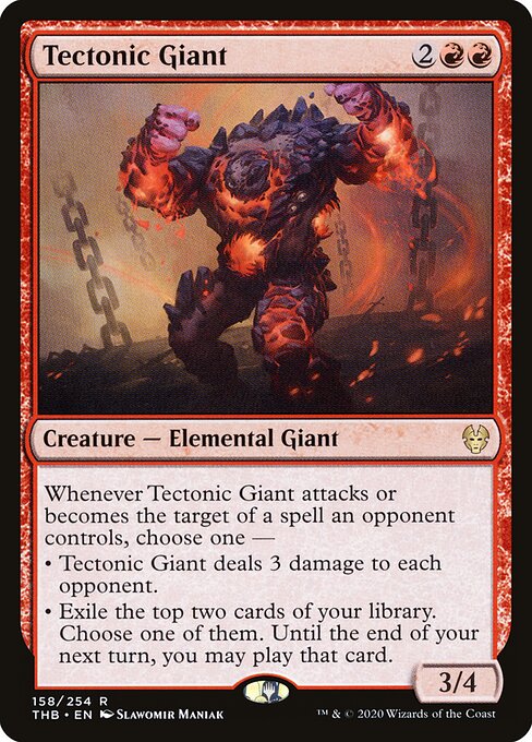 Tectonic Giant - Theros Beyond Death - 158