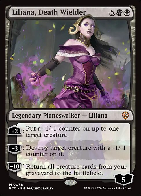 Liliana, Death Wielder - Lorwyn Eclipsed Commander - 78