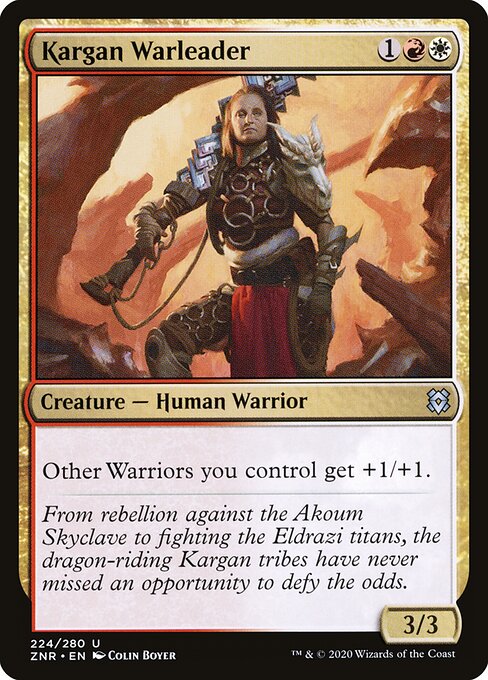 Kargan Warleader - Zendikar Rising - 224