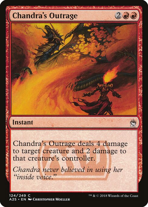 Chandra's Outrage - Masters 25 - 124