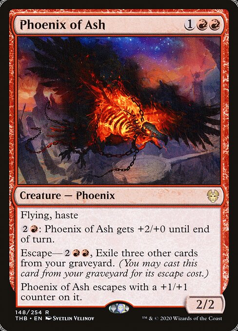 Phoenix of Ash - Theros Beyond Death - 148