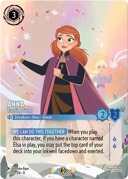 Image for Anna - Trusting Sister (5) (DLPC) - Disney Lorcana