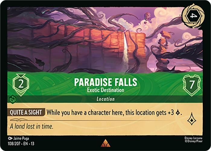 Image for Paradise Falls - Exotic Destination (108/204) (13) - Disney Lorcana