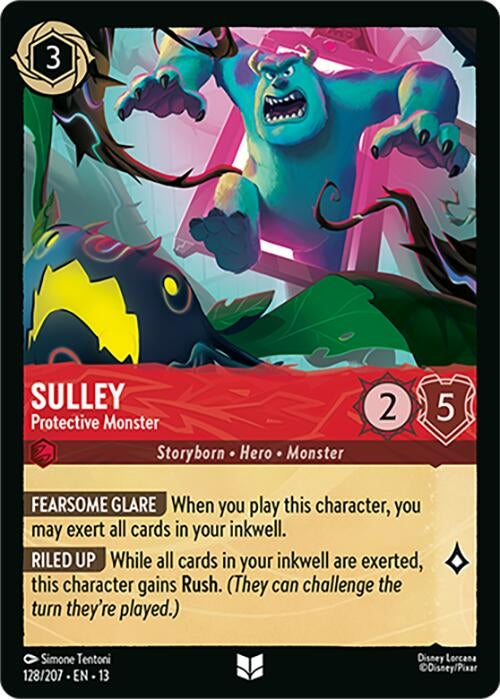Image for Sulley - Protective Monster (128/204) (13) - Disney Lorcana