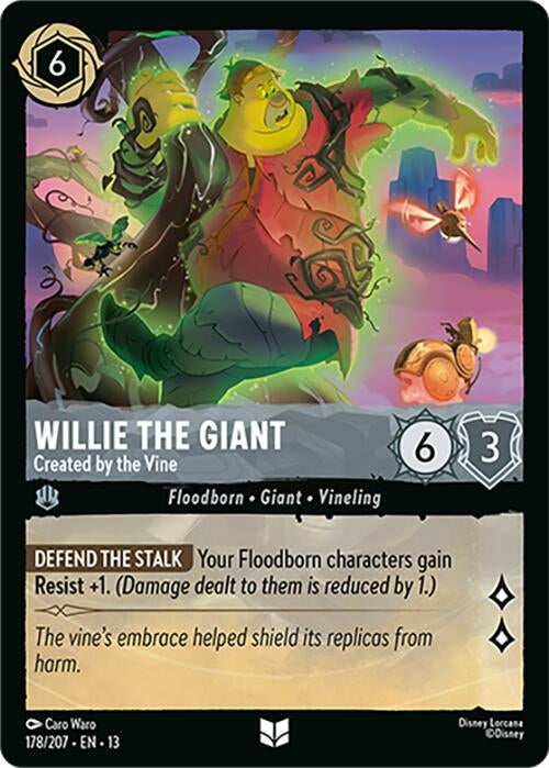 Image for Willie the Giant - Created by the Vine (178/204) (13) - Disney Lorcana