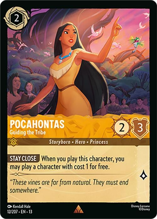 Image for Pocahontas - Guiding the Tribe (12/204) (13) - Disney Lorcana