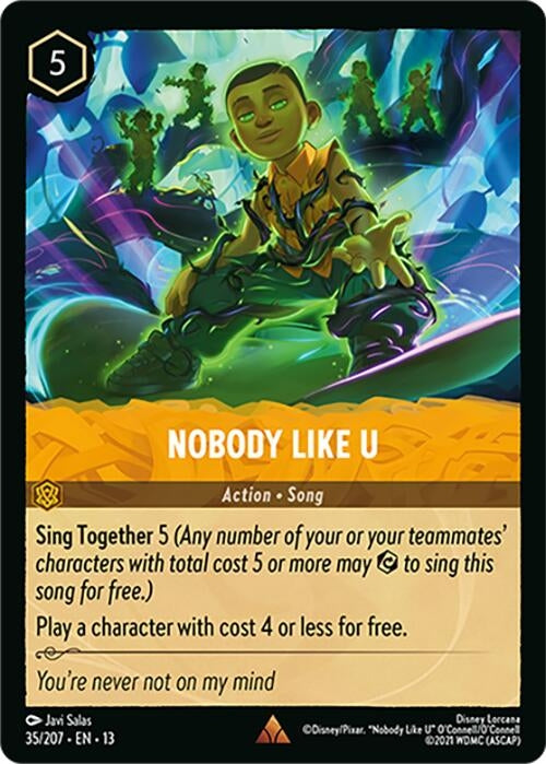 Image for Nobody Like U (35/204) (13) - Disney Lorcana
