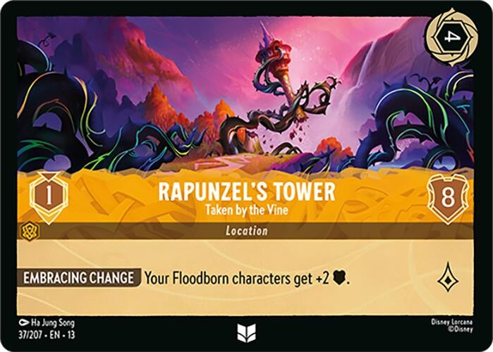 Image for Rapunzel's Tower - Taken by the Vine (37/204) (13) - Disney Lorcana